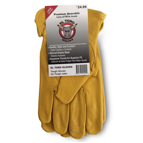 Premium Deerskin Gloves LG