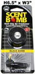 Scent Bomb - Vent Clip Air Freshener, Black Bomb