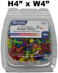 Stationery - Push Pins Asst. Colors