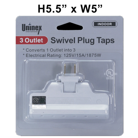3 Outlet Swivel Plug Taps (Indoor)