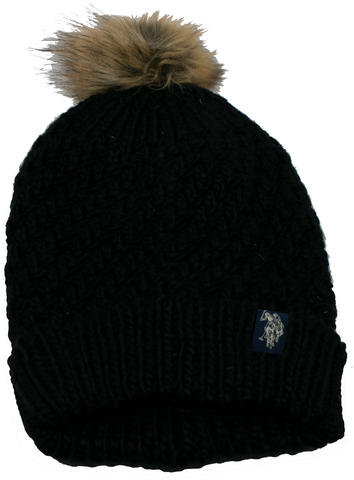Beanie Pom U.S. Polo Assn. - Fur Pom