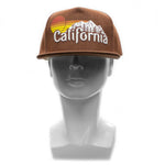 Snapback Cap - California Sun Mountains, Brown