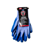 El Toro Gloves - Latex Coated Blue Grip LG