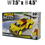 Toys $4.99 - Puzzle Racers 3D Puzzle Car, Pull Back & Race