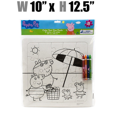 Toys $2.59 - Peppa Pig Color Your Own Puzzle