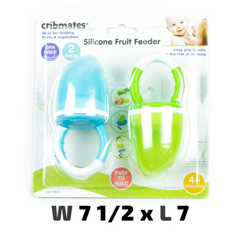 Baby Supplies - Cribmates Silicone Fruit Feeder, 2 Pk (19403)