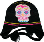 Sugar Skull Peruvian Hat