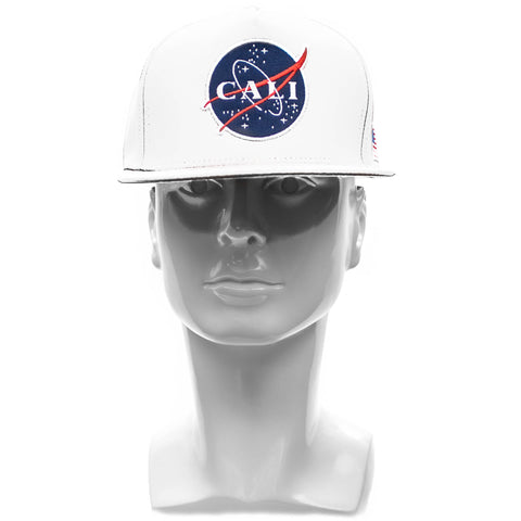 Snapback Cap - Cali Space, White