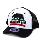 Baseball Cap - Trucker, California Love, Black