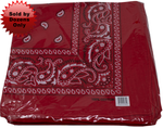 Bandana - 12 Pack Red Bandanas