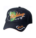 Baseball Cap - Fishing Bite Me, Black