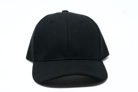 Baseball Cap - Solid Black