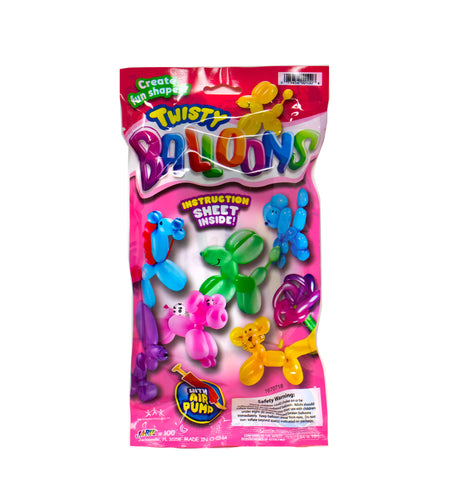 Toys $3.59 - Twisty Balloons w/Air Pump, 20 Pk