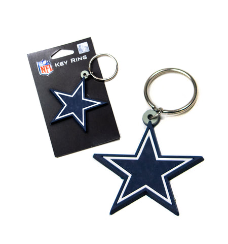 NFL Key Rings - Dallas Cowboys Star