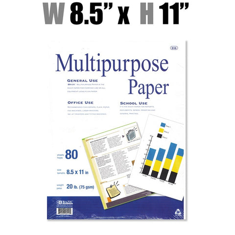 Stationery - Multi-Purpose Paper-80 ct.