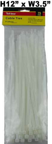 Tuff Bros Cable Ties - 75 pk.