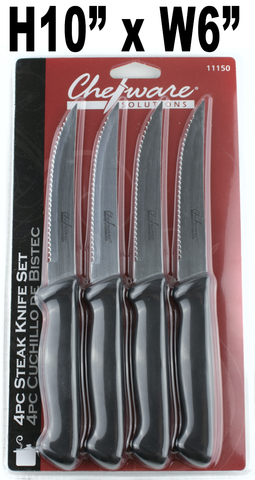 Chefware 4 Pc Steak Knife Set