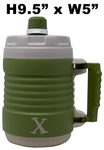 Insulated Water Jug 38oz, Green