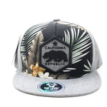 Snapback Cali Republic Tropical Heather Grey