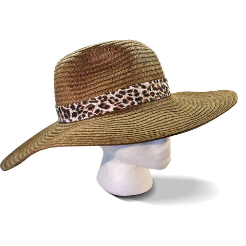 Ladies Floppy Wide Brim Hat