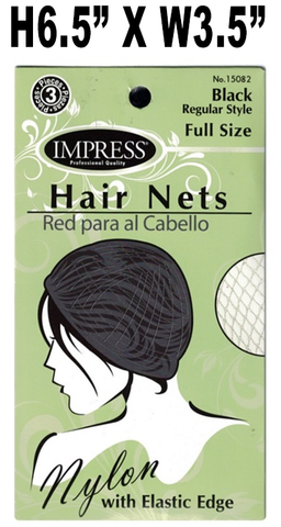 3 pc. Black Hair Nets