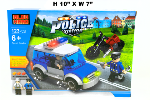 Toys $5.99 - Blok Head Police Station