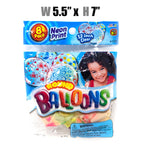 Toys $1.99 - Neon Print Round Balloons, 8 Pk