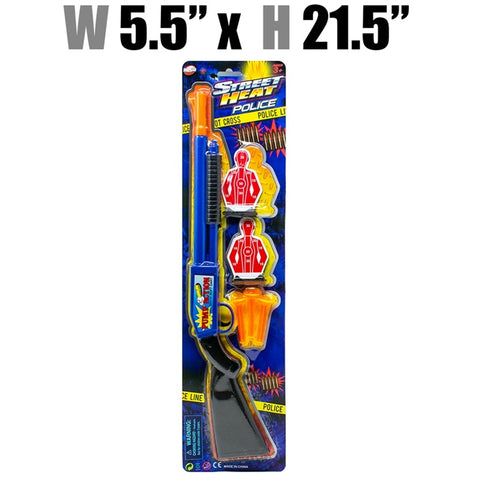 Toys $2.59 - Street Heat Police Pump Action Rifle w/Targets