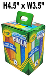 Stationery - Crayola Washable Sidewalk Chalk, 12 Pk