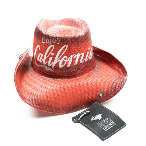 Peter Grimm Cowboy Hat - Enjoy California Red