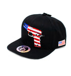 Snapback Cap -  Freedom, Black