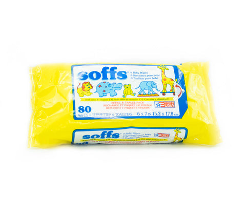 Baby Supplies - Soffs Baby Wipes, 80 Ct