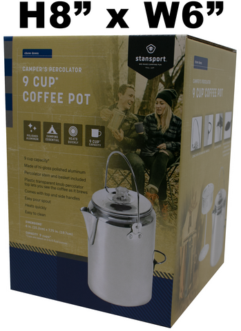 Aluminum Percolator Coffee Pot - 56 oz