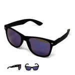 SP #NE010 Rubber BK Mirror Cali Collection Sunglasses