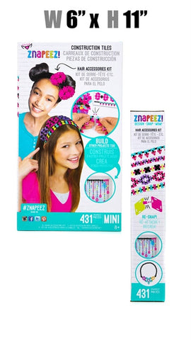 Toys $2.99 - Znapeez! Construction Tiles, Hair Accessories Kit