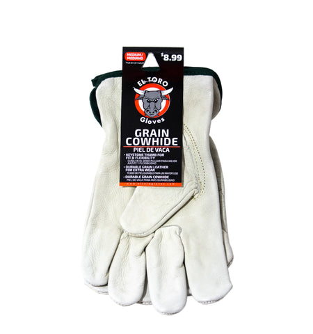El Toro Gloves - Grain Cowhide Leather M