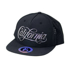 Snapback Cap Silver California, Black