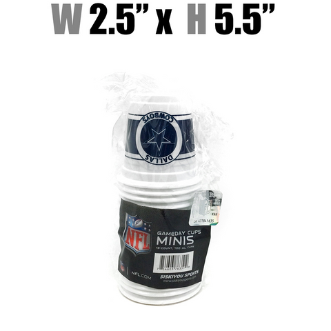 NFL Game Day Cups Minis 18 pk - Cowboys