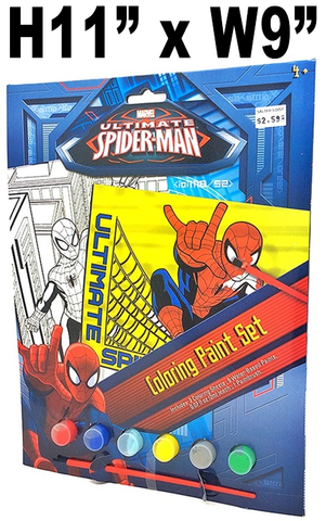 Toys $2.59 - Spiderman Coloring Paint Set