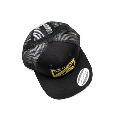 Snapback Cap - Trucker Black Gold California