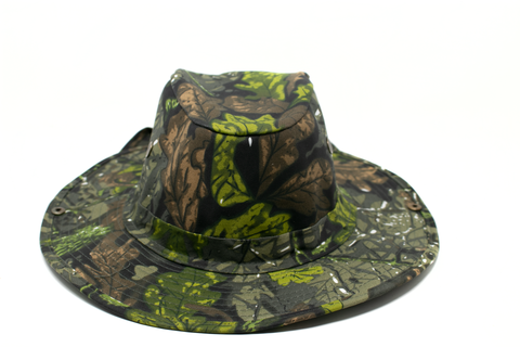 Bucket Hats w/Flap - Hunting Green