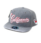 Snapback Cap California Republic, Heather Grey