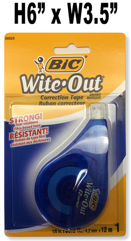 Stationery - Bic Wite-Out Correction Tape