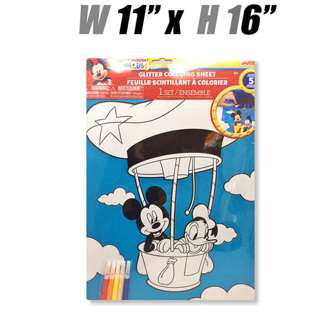 Toys $2.99 - Mickey Glitter Coloring Sheet
