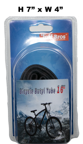 Tuff Bros Bicycle Tube - 16", 1.75 - 2.25
