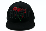 Snapback Cap Hustle Rose, Black