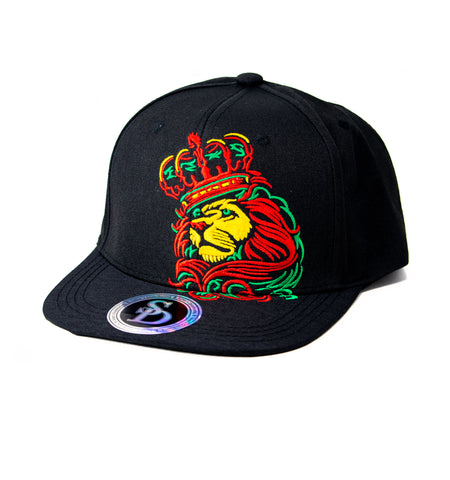 Snapback Cap - Lion, Black