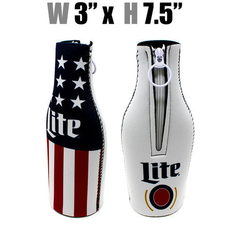 Bottle Koozie - Miller Lite Americana