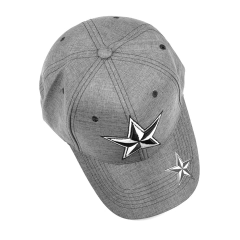 Baseball Cap - Star Grey