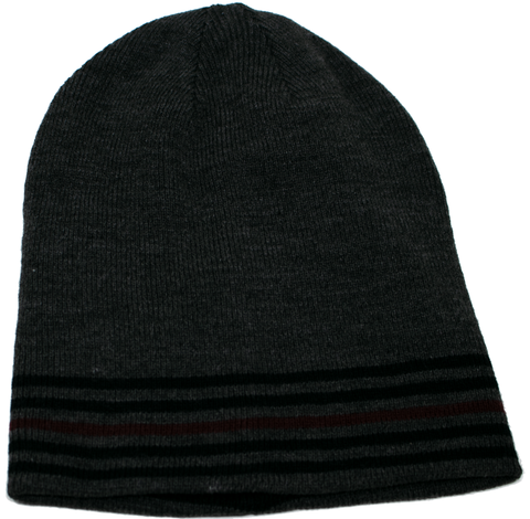 Beanie - Mini Stripe Reversible Long